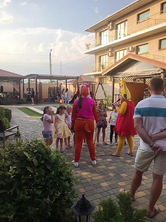 Анимационная программа в Дюльбере. 