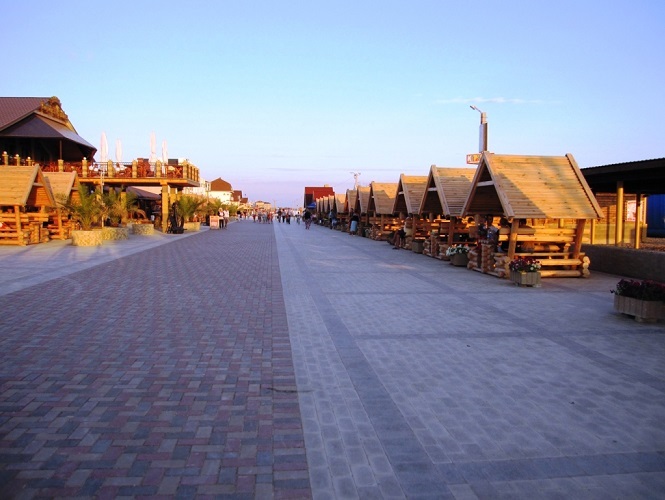 Евпатория, отель с хорошим пляжем в Крыму. 