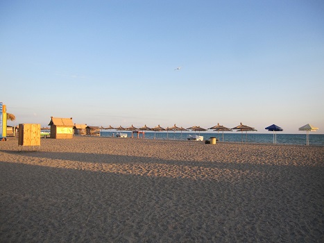 Пляж мини-отеля Дюльбер в Прибрежном. 