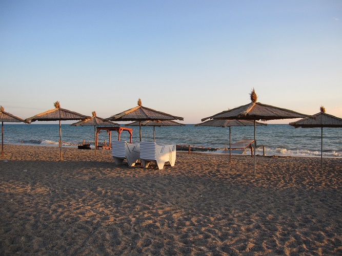 Евпатория, пансионат в Крыму на берегу моря. 